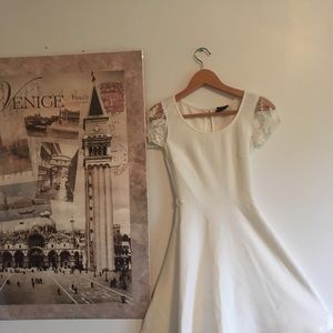 Beautiful white mini dress!